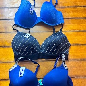 Set of 3 Victoria Secret Bras 36/38D